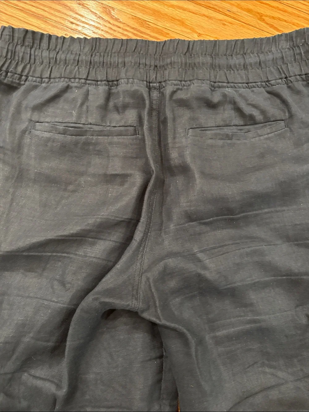 Athleta Black Men's Relaxed Drawstring Joggers with Zip Pockets